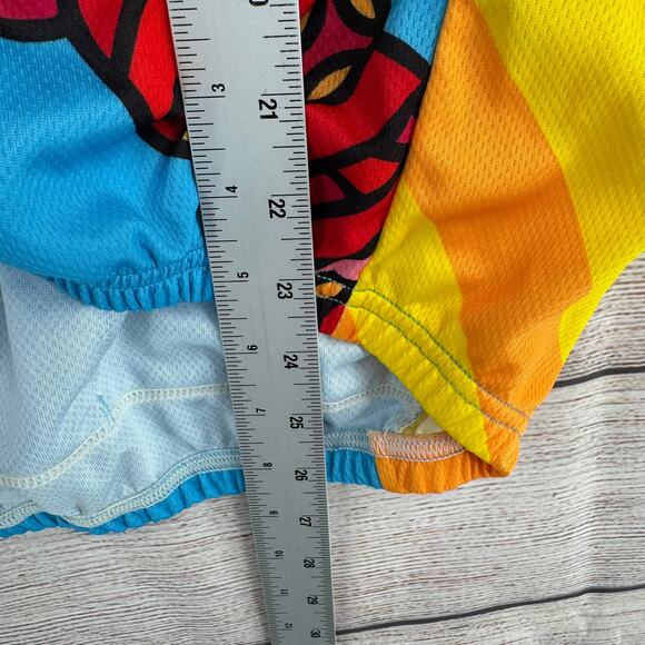 Pactimo Best Buddies Challenge Romero Britto Lobster Cycling Jersey Adult L Blue - Picture 9 of 9